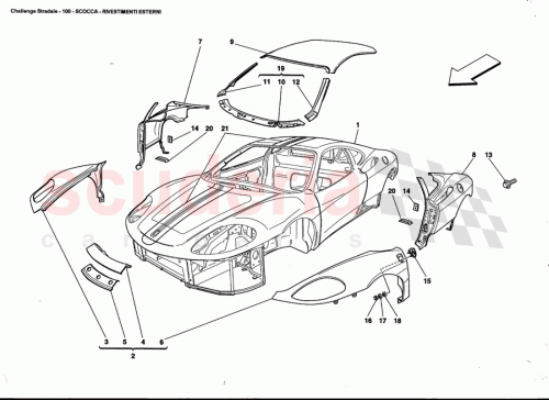 Part Diagram for Ferrari 67749200
