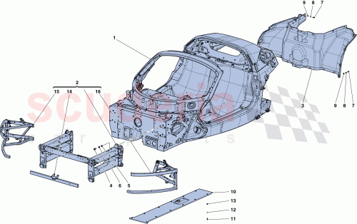 Part Diagram for Ferrari 302843