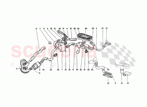 Part Diagram for Ferrari 61401000