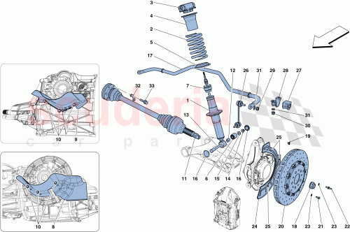 Part Diagram for Ferrari 315458