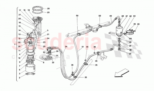 Part Diagram for Ferrari 146955