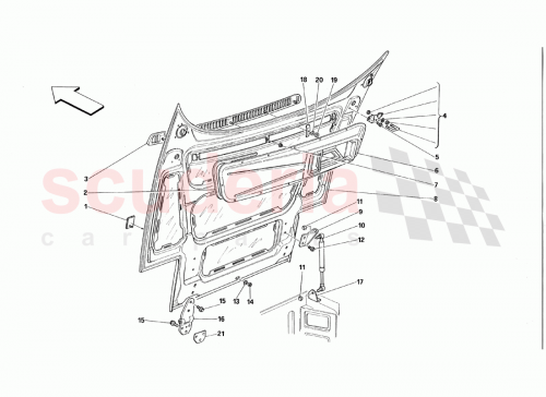Part Diagram for Ferrari 62175300