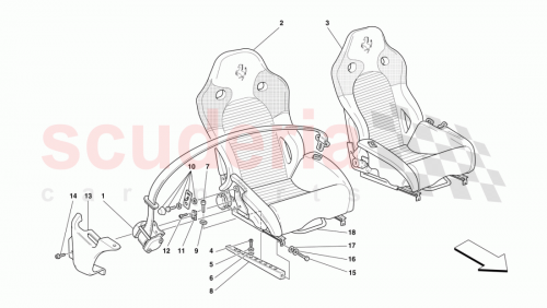 Part Diagram for Ferrari 12034574