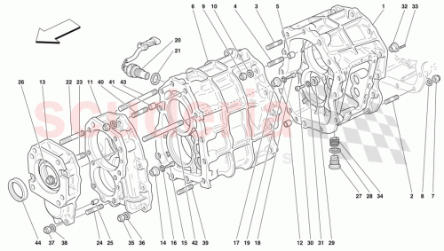 Part Diagram for Ferrari 164047