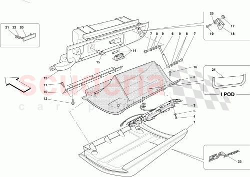 Part Diagram for Ferrari 69951300