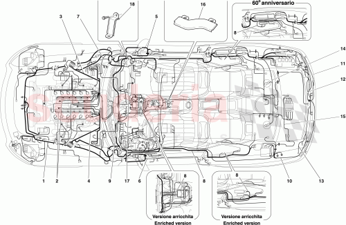Part Diagram for Ferrari 193988