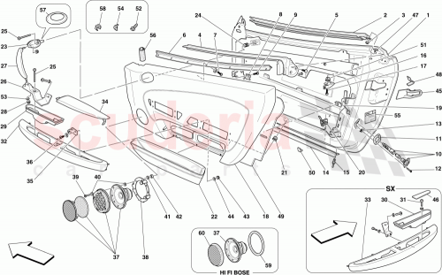 Part Diagram for Ferrari 65011500