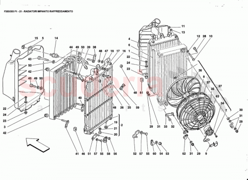Part Diagram for Ferrari 177930