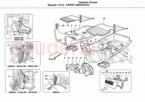 Part Diagram for Ferrari 820673