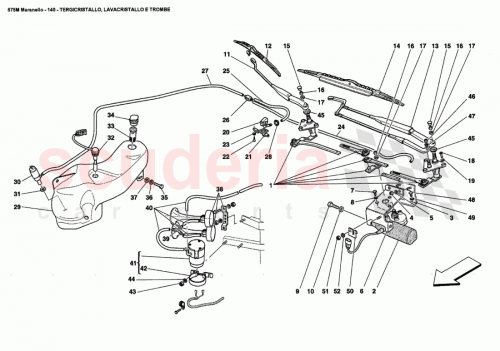 Part Diagram for Ferrari 65202700