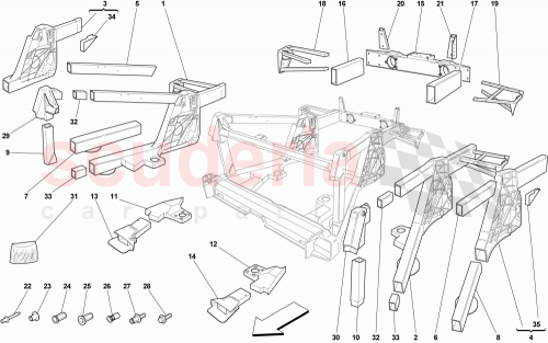 Part Diagram for Ferrari 82408011