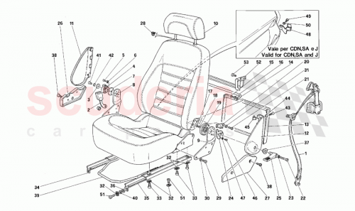 Part Diagram for Ferrari 646023