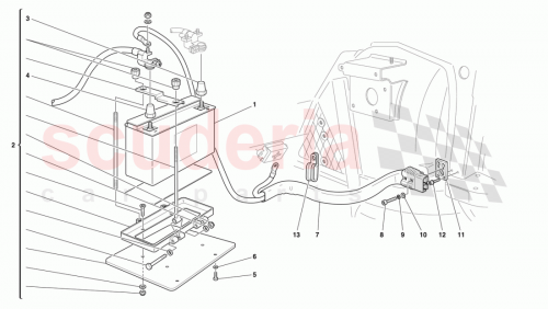 Part Diagram for Ferrari 182922