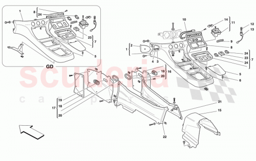 Part Diagram for Ferrari 65471400