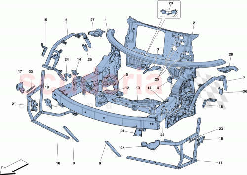 Part Diagram for Ferrari 87295111