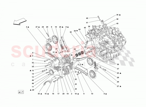 Part Diagram for Ferrari 175314