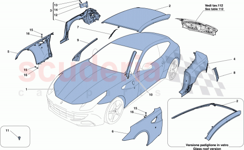 Part Diagram for Ferrari 83246811