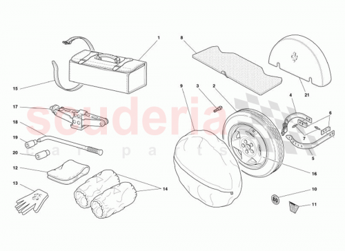 Part Diagram for Ferrari 171488
