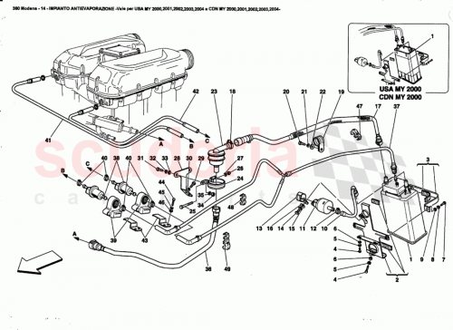 Part Diagram for Ferrari 180609