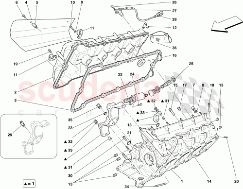 Part Diagram for Ferrari 235483