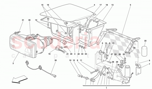 Part Diagram for Ferrari 12608574