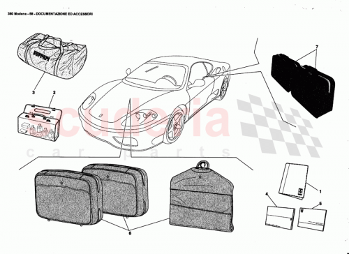 Part Diagram for Ferrari 68065700