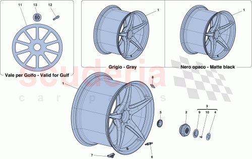 Part Diagram for Ferrari 300709
