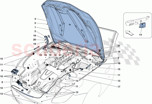 Part Diagram for Ferrari 985770951