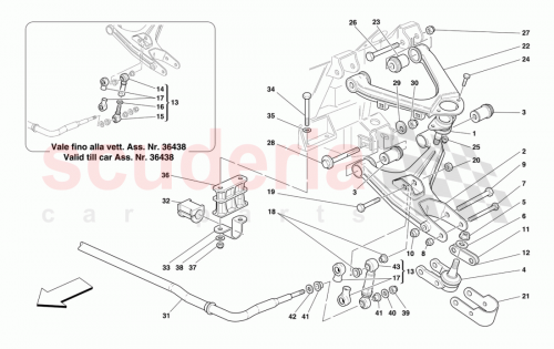 Part Diagram for Ferrari 105962