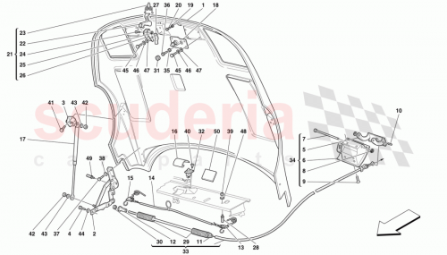 Part Diagram for Ferrari 13836071