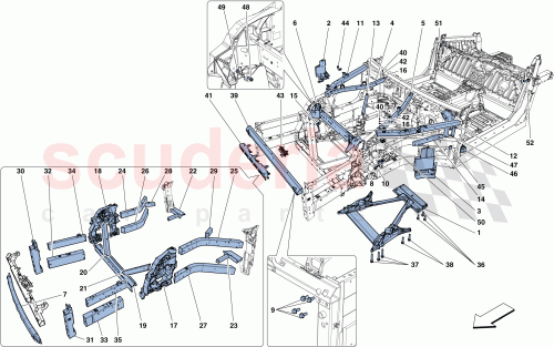 Part Diagram for Ferrari 985330036