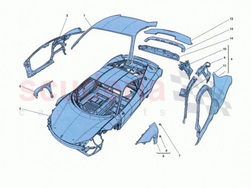 Part Diagram for Ferrari 83853211