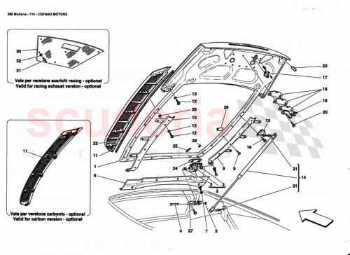 Part Diagram for Ferrari 68153200