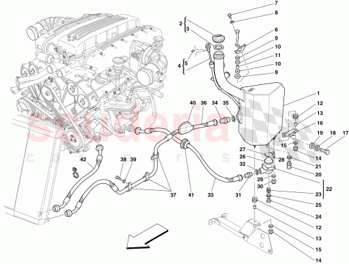 Part Diagram for Ferrari 198404