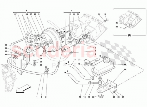 Part Diagram for Ferrari 175212