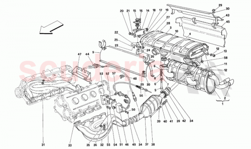 Part Diagram for Ferrari 156547