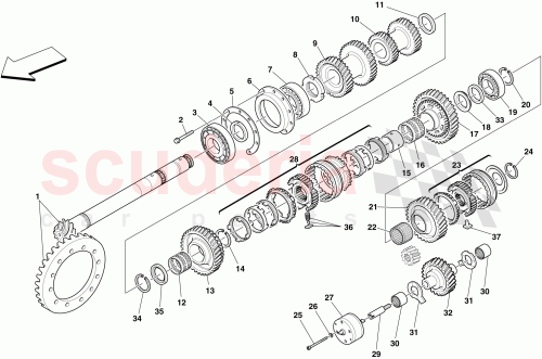 Part Diagram for Ferrari 218502