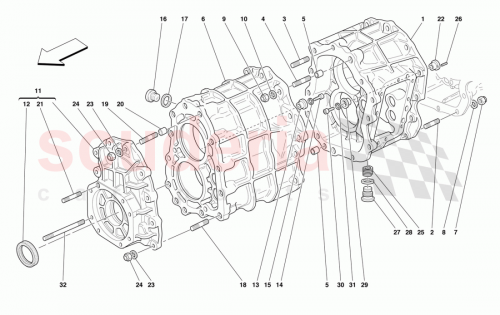 Part Diagram for Ferrari 162306