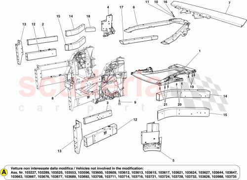 Part Diagram for Ferrari 284345
