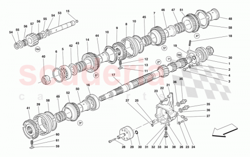 Part Diagram for Ferrari 152209