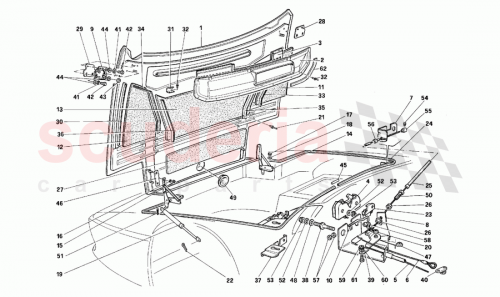 Part Diagram for Ferrari 60609700