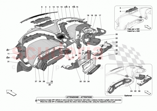 Part Diagram for Ferrari 967822