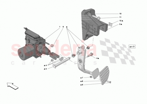 Part Diagram for Ferrari 945127