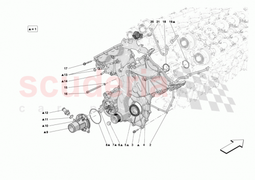 Part Diagram for Ferrari 990354