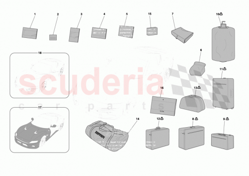Part Diagram for Ferrari 55040077