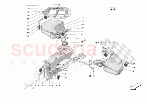 Part Diagram for Ferrari 55005326