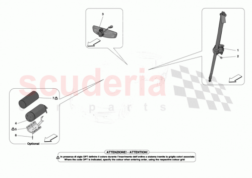 Part Diagram for Ferrari 82658000