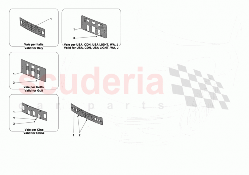 Part Diagram for Ferrari 014415690