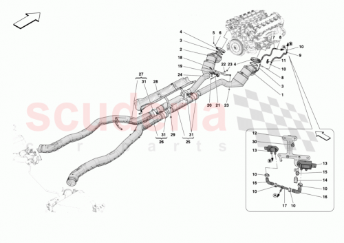 Part Diagram for Ferrari 81290900