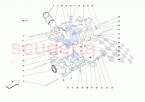 Part Diagram for Ferrari 939107
